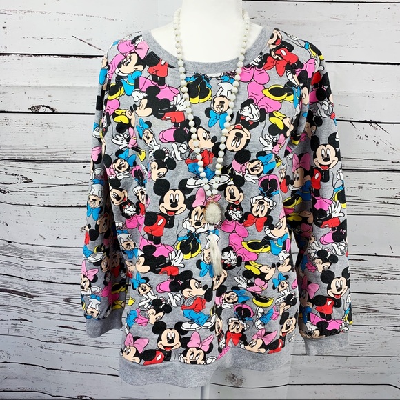 Disney Tops - Disney Mickey & Minnie Sweatshirt - 3X
